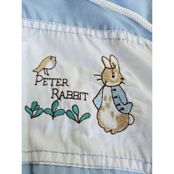 Quiltex Peter Rabbit Baby Hooded Jacket & Tote Sz 4T Beatrix Potter Vintage - Picture 2 of 11